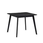 Table de salle à manger carrée en bois Okak pour 4 - Table de cuisine, table de salle à manger pour salle à manger, restaurant, salon