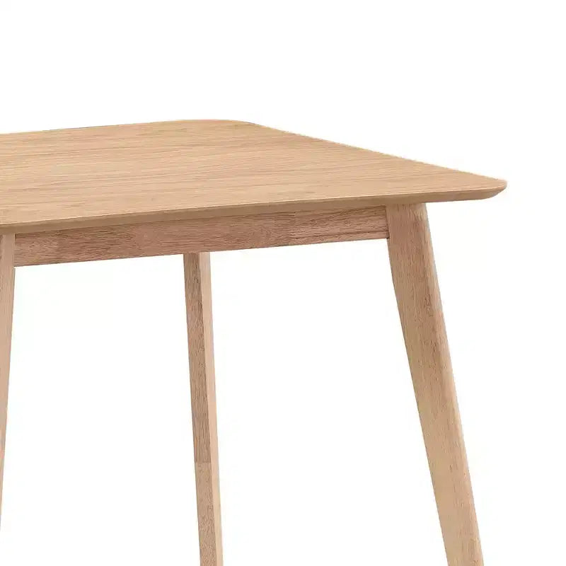 Table de salle à manger carrée en bois Okak pour 4 - Table de cuisine, table de salle à manger pour salle à manger, restaurant, salon
