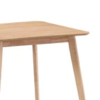 Table de salle à manger carrée en bois Okak pour 4 - Table de cuisine, table de salle à manger pour salle à manger, restaurant, salon