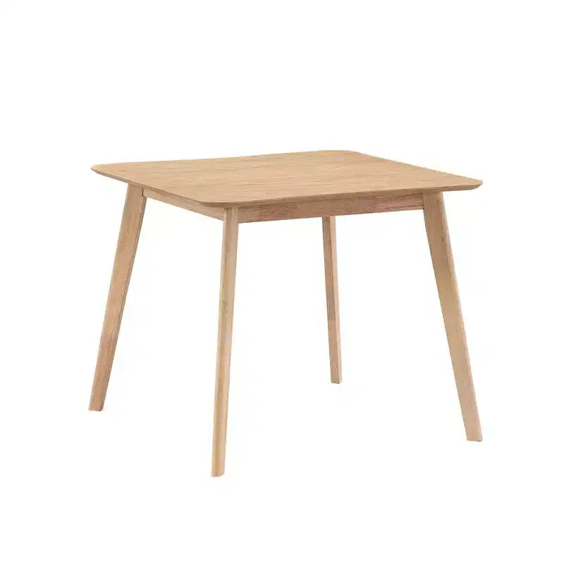 Table de salle à manger carrée en bois Okak pour 4 - Table de cuisine, table de salle à manger pour salle à manger, restaurant, salon