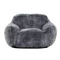 HomeStock Tore Faux Fur Foam Bean Bag Chair