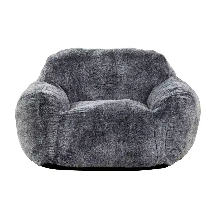 HomeStock Tore Faux Fur Foam Bean Bag Chair