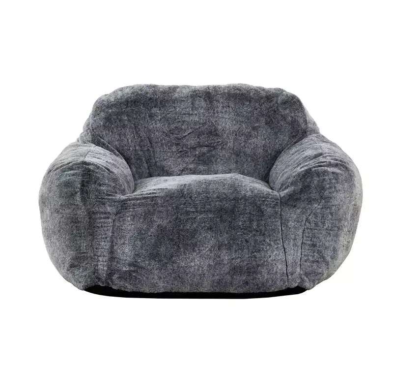 Pouf en mousse HomeStock Tore en fausse fourrure