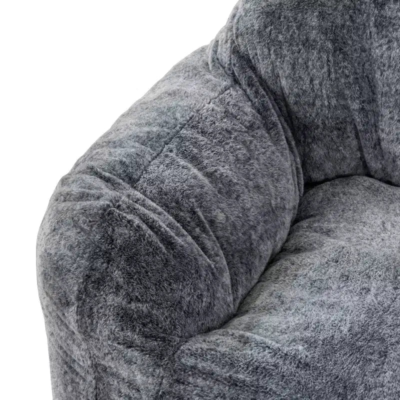 Pouf en mousse HomeStock Tore en fausse fourrure