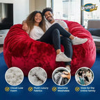 Pouf géant Ultimate Sack, chaise longue intérieure confortable et surdimensionnée