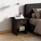 HOMLUX 2 tables de chevet, bout de canapé, avec tiroir et étagère ouverte