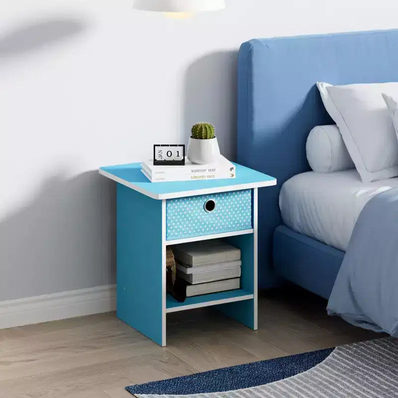 HOMLUX 2 tables de chevet, bout de canapé, avec tiroir et étagère ouverte