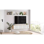 Meuble TV HomeStock Meuble de rangement avec étagères et portes