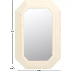 Miroir Zaira - 23.82 x 35.4 - MRR9009 - Blanc - Safavieh