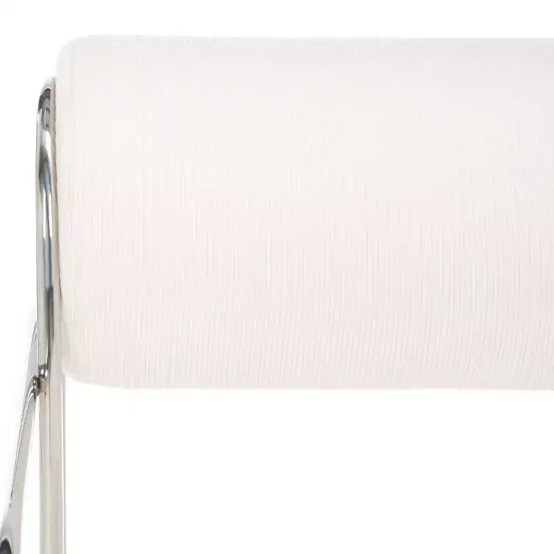 Fauteuil d'appoint à armature métallique Bethann - SFV5130 - Blanc/Argent - Safavieh Couture