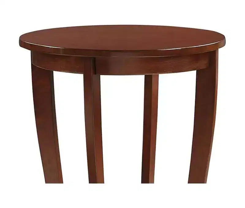Table d'appoint HomeStock Belmont Mid-Century Moderne avec surface à niveaux multiples et design épuré pour lampes, livres et accessoires