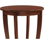 Table d'appoint HomeStock Belmont Mid-Century Moderne avec surface à niveaux multiples et design épuré pour lampes, livres et accessoires