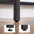 Console étroite avec cadre en acier, table de canapé de 120 cm pour entrée, salon, chambre, design industriel