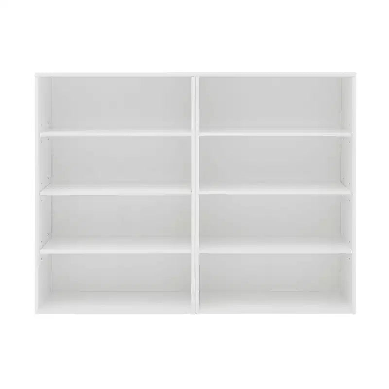 Bibliothèque minimaliste Okak, étagères de rangement à 8 niveaux, organisateur de rangement double couche multifonctionnel pour salon, bureau