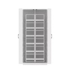 Famapy Armoire de rangement de garage avec étagères rotatives et compartiments de porte, organisateur multicouche, construction robuste, pour outils et fournitures de jardin