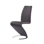 HomeStock Grey Horseshoe Dining Chair