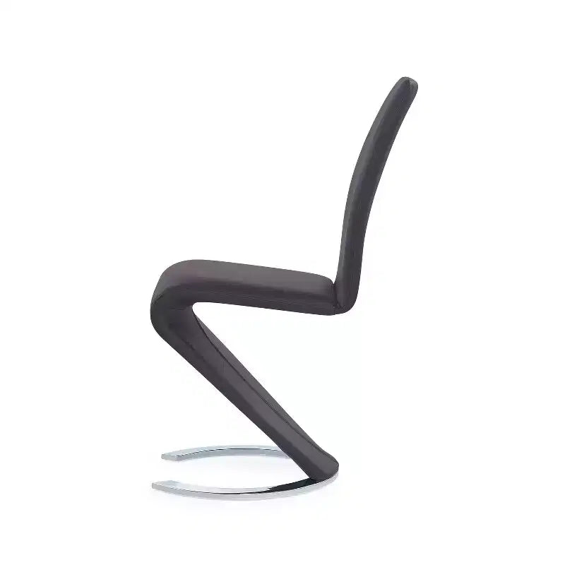 HomeStock Grey Horseshoe Dining Chair