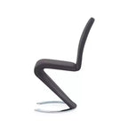 HomeStock Grey Horseshoe Dining Chair
