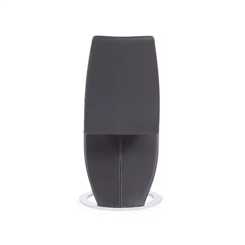 HomeStock Grey Horseshoe Dining Chair