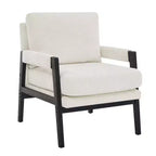 Fauteuil d'appoint en chenille Vatros, style Mid-Century Modern