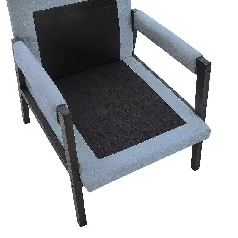 Fauteuil d'appoint en chenille Vatros, style Mid-Century Modern