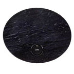 Table d'appoint Clarvin avec station de recharge sans fil - Or/Noir - SEI