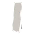 HomeRoots 64 Clear Lighted Freestanding and Wall Mount Frameless Full Length Mirror