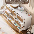 Commode en rotin pour la chambre, armoires de rangement grande capacité pour la garde-robe, convient pour le salon, le couloir et la chambre d'enfant.
