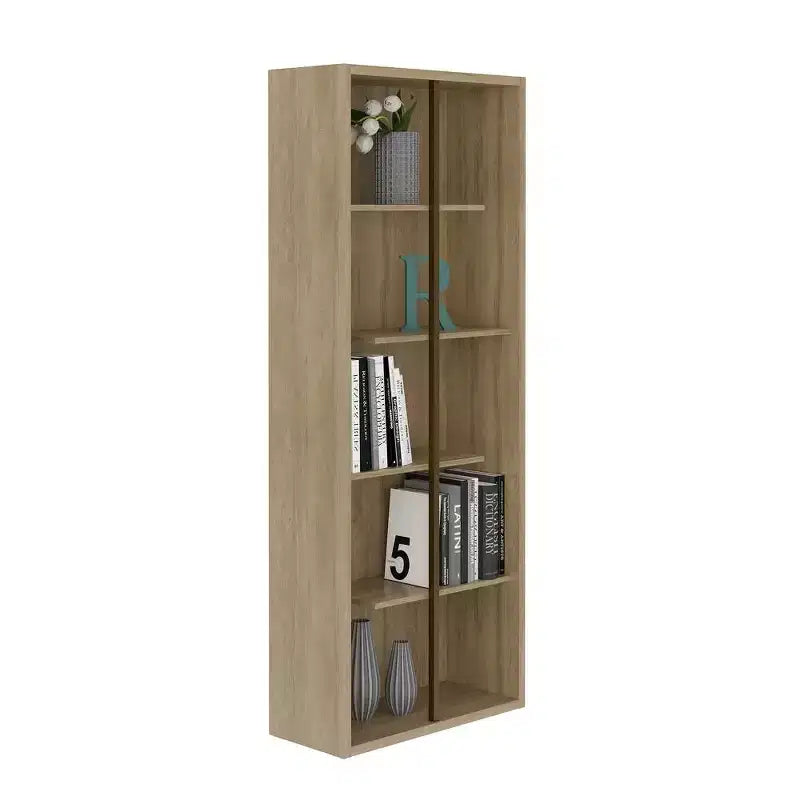Bibliothèque en bois standard à 5 niveaux Techni Mobili, pin