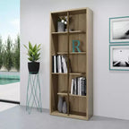 Bibliothèque en bois standard à 5 niveaux Techni Mobili, pin