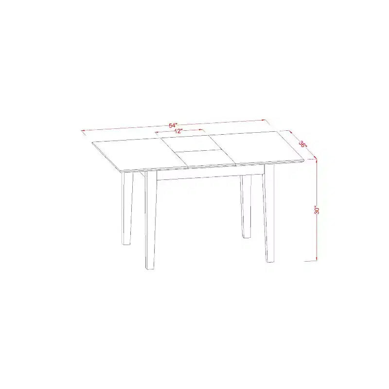 Ensemble de salle à manger vintage - Petite table et chaises de cuisine - Meubles de style victorien