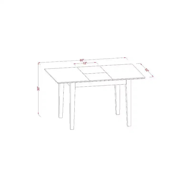 Ensemble Table et Chaises de Salle à Manger Style Sud-Ouest en Bois
