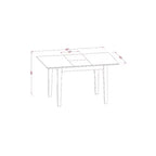 Ensemble Table et Chaises de Salle à Manger Style Sud-Ouest en Bois