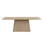 Table à manger surdimensionnée à pied central Kaia Farmhouse de Christopher Knight Home