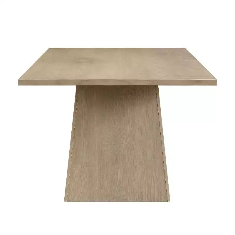 Table à manger surdimensionnée à pied central Kaia Farmhouse de Christopher Knight Home