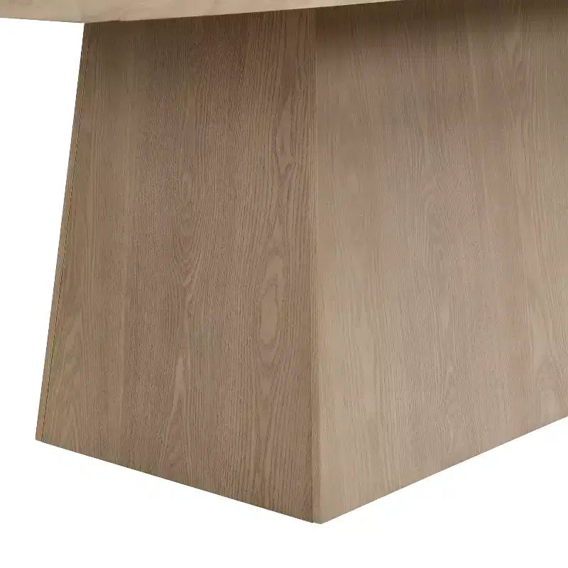 Table à manger surdimensionnée à pied central Kaia Farmhouse de Christopher Knight Home