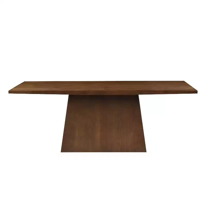 Table à manger surdimensionnée à pied central Kaia Farmhouse de Christopher Knight Home