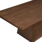 Table à manger surdimensionnée à pied central Kaia Farmhouse de Christopher Knight Home