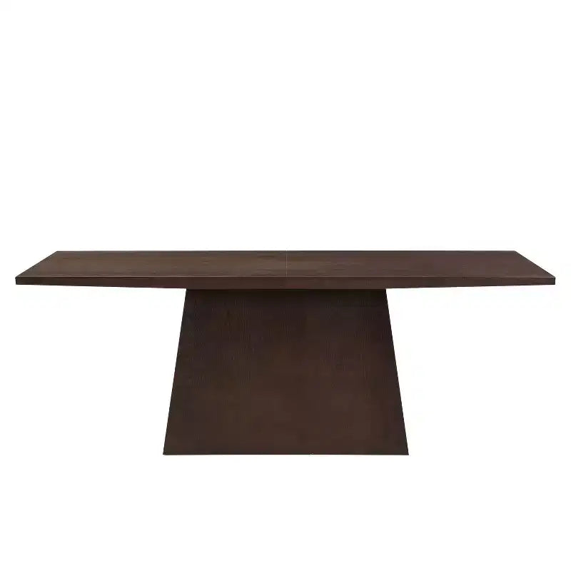 Table à manger surdimensionnée à pied central Kaia Farmhouse de Christopher Knight Home