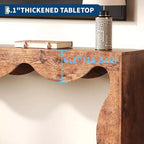 Table console de ferme de 63 pouces avec rangement, table de canapé en bois, meuble console étroit pour entrée et salon