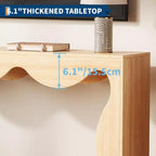 Table console de ferme de 63 pouces avec rangement, table de canapé en bois, meuble console étroit pour entrée et salon