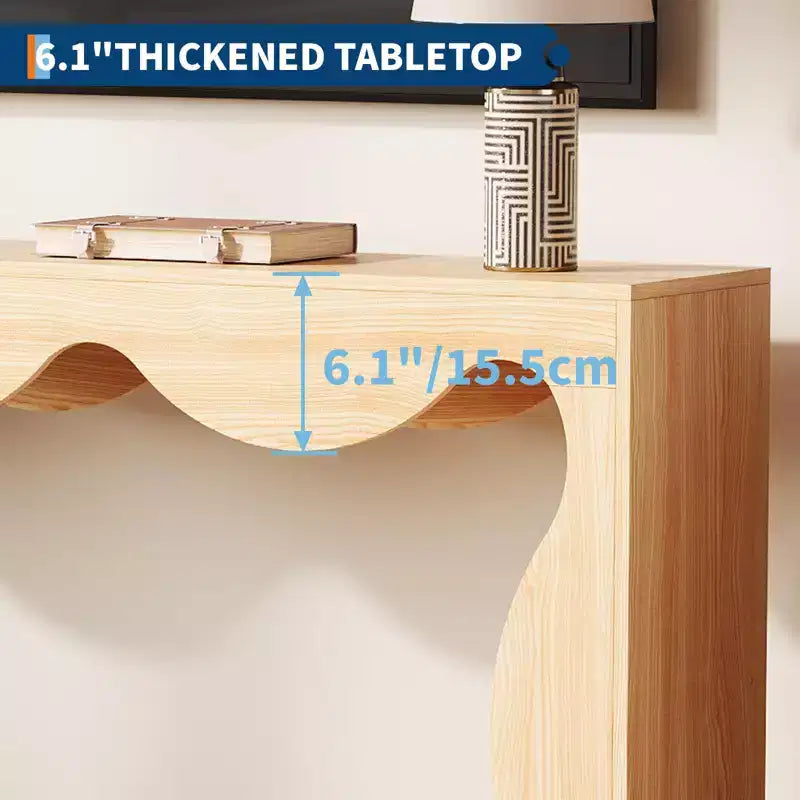 Table console de ferme de 63 pouces avec rangement, table de canapé en bois, meuble console étroit pour entrée et salon