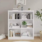 Meuble de rangement 6 cubes, étagère de présentation à 3 niveaux, étagère bibliothèque à casiers, bibliothèque moderne, bibliothèque ouverte en bois pour chambre, salle de classe, bureau