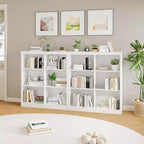 Meuble de rangement 6 cubes, étagère de présentation à 3 niveaux, étagère bibliothèque à casiers, bibliothèque moderne, bibliothèque ouverte en bois pour chambre, salle de classe, bureau