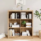 Meuble de rangement 6 cubes, étagère de présentation à 3 niveaux, étagère bibliothèque à casiers, bibliothèque moderne, bibliothèque ouverte en bois pour chambre, salle de classe, bureau