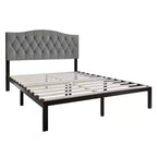 ChaletPosh Linen Platform Bed