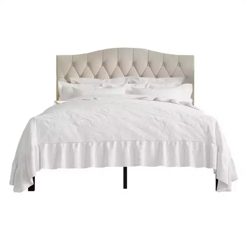 ChaletPosh Linen Platform Bed