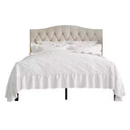 ChaletPosh Linen Platform Bed