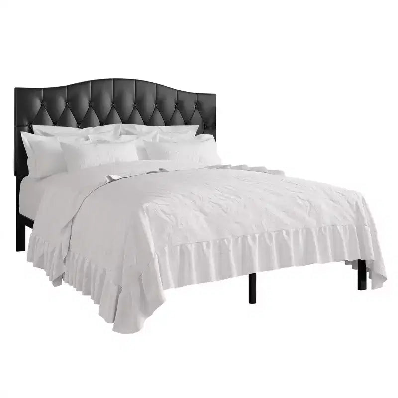 ChaletPosh Linen Platform Bed