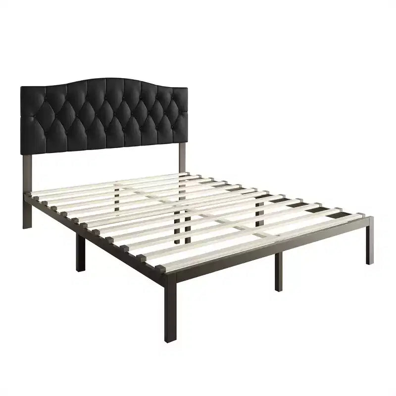 ChaletPosh Linen Platform Bed
